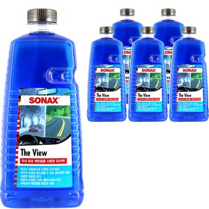 소낙스 더 뷰 에탄올 워셔액, 2L, 6개입