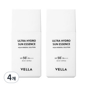 벨라 울트라 하이드로 선에센스 SPF 50+ PA++++, 30ml, 4개