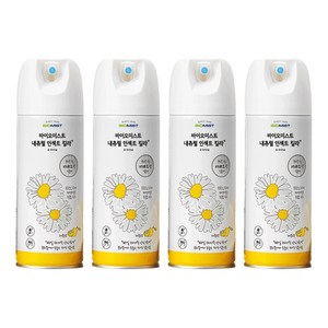 바이오미스트 내츄럴 인섹트 킬라 홈 에어로솔 레몬향, 300ml, 4개