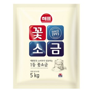 해표 꽃소금, 5kg, 1개
