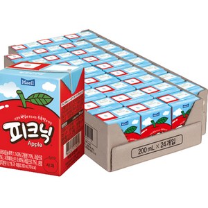 매일유업 피크닉 사과, 200ml, 48팩