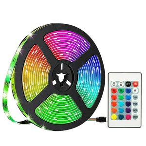 루아즈 LED 간접 줄조명 RGB 네온 스트립 16색상 무드등, 2m