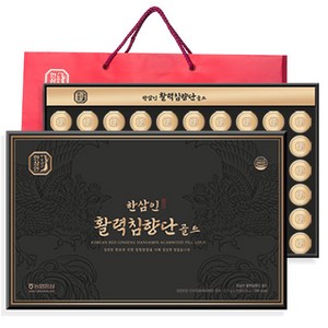 한삼인 활력침향단 골드 60환 침향20% + 쇼핑백, 225g, 1개