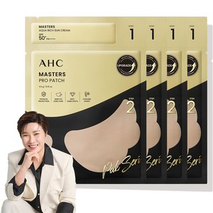 AHC 마스터즈 프로 패치 8g + 선크림 SPF50+ PA++++ 1.5ml 4세트, 1세트