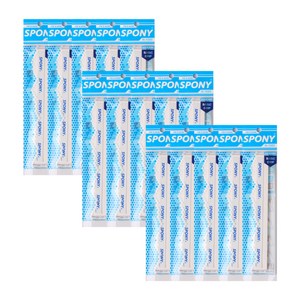 스포니 배드민턴 소프트핏 오버그립 N-1000 15p, 화이트, 15개