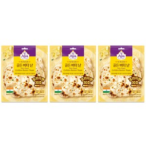 티아시아키친 골든 버터 난 8p, 200g, 3개