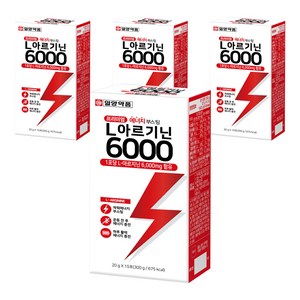 일양약품 L 아르기닌 6000 15p, 300g, 4개