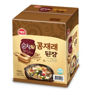 [해표] 순창궁 콩재래 된장, 14kg, 1개