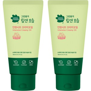 그린핑거 힘센보습 인텐시브 크리미오일 유아 크림, 180ml, 2개