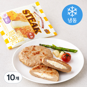 맛있닭 닭가슴살 한끼스테이크 치즈 (냉동), 100g, 10개