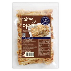 해맑은푸드 구운 아귀채, 400g, 1개