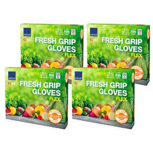 아베나 프레쉬그립 비닐장갑 FLEX, 200개입, 4개