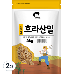 엉클탁 호주산 호라산밀, 4kg, 2개