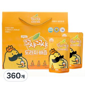 꼬샤꼬샤 도라지 배즙, 110ml, 360개