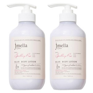 제이멜라 인 프랑스 바디로션 스파클링 로제향, 500ml, 2개