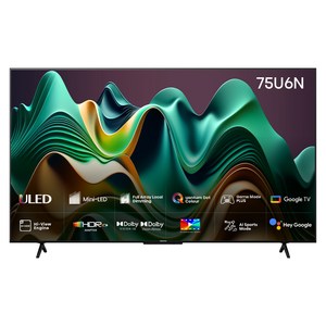 하이센스 4K Mini LED TV, 191cm(75인치), 75U6N, 벽걸이형, 방문설치