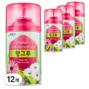 리빙굿 향그루 자동분사기 본품, 280ml, 12개, 헤이즐럿향