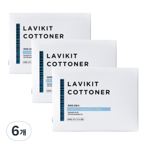 라비킷 코트너 건조기용 시트 섬유유연제 비누향 본품, 40개입, 6개