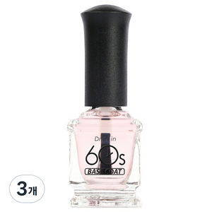 위드샨 60초 네일라커 베이스코트, 15ml, 3개