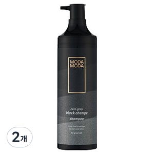 모다모다 제로 그레이 블랙 체인지 샴푸 R 플로럴 머스크향, 300g, 2개
