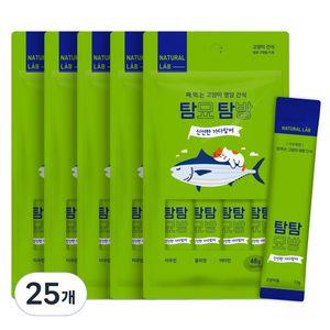 네츄럴랩 탐묘탐방 짜먹는 고양이 간식 12g x 4p, 25개, 신선한 가다랑어