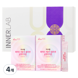 이너랩 화이트 저분자 콜라겐 글루타치온 선물세트, 60g, 4개