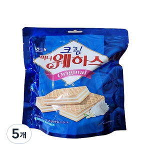 크림 미니 웨하스, 150g, 5개