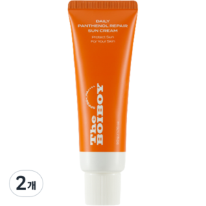 더보이보이 데일리 판테놀 리페어 선크림 SPF50+ PA++++, 50g, 2개