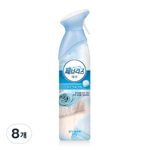 페브리즈 에어 공기탈취제 맑은하늘바람, 275g, 8개