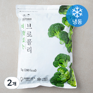 더맛있는 브로콜리 (냉동), 1kg, 1개입, 2개