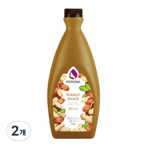 포모나 피넛 소스, 2kg, 2개