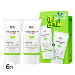 닥터지 그린 마일드 업 선 플러스 SPF50+ PA++++, 35ml, 6개