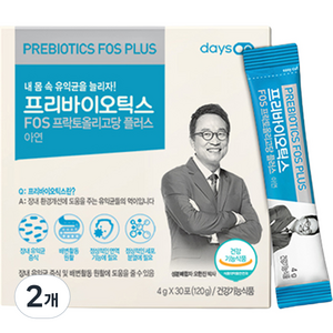 오한진 프리바이오틱스 FOS 플러스, 120g, 2개