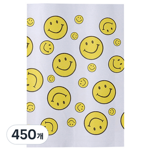 트리 스마일 패턴 M형 페이퍼백 11 x 16 x 2 cm, 450개