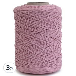 마마니트 동방면사 18합 색사 뜨개실, 인디핑크, 3개