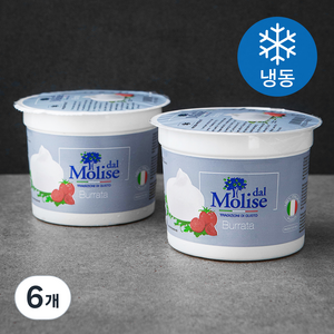 달몰리스 부라타 치즈, 125g, 1개입, 6개
