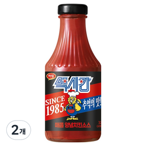 맥시칸 하림 양념치킨 소스 매콤, 320g, 2개