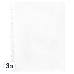 빅드림 0.8T 클리어파일 속지 A4, 100개입, 3개