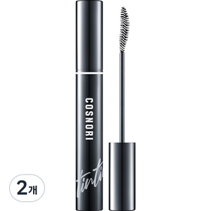 코스노리 아이래쉬 틴팅 세럼 속눈썹 영양제 딥블랙, 2개, 9g