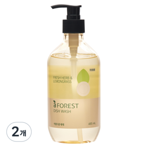 에이포레 유한양행 후레쉬허브 주방세제, 485ml, 2개