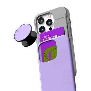 구스페리 파스텔 카드 슬라이드 휴대폰 케이스 + 스마트톡 세트