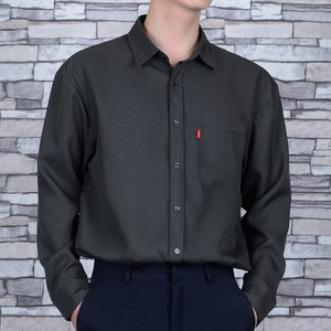 타운클로 남성용 핏 좋은 세미 오버핏 컬러 셔츠