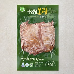 다향오리 우리땅 오리 훈제오리, 500g, 1개
