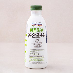 파스퇴르 바른목장 유산균 우유, 750ml, 1개