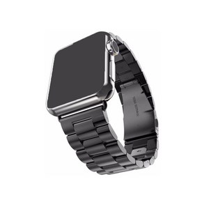 8STORE 애플워치 프리미엄 메탈 스트랩 38 / 40 / 41 mm, 블랙