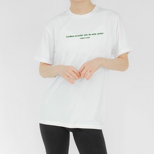험블스튜디오 여성용 레터링 쿨 스포츠 반팔 티셔츠 FF_02_300