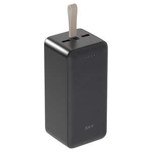 SKY 필 S50PD 20W 멀티포트 PD C타입 고속 충전 보조배터리 50000mAh, SKY-BS50PD, 어반블랙