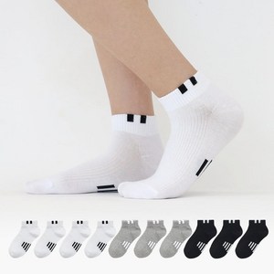 이지레그 여성용 보드 골지 단목 양말 10족 세트