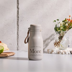 모던하우스 12HOURS 원터치 보온 보냉 텀블러, 베이지, 300ml, 1개