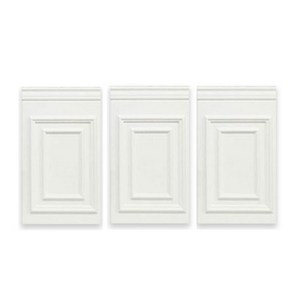 퍼니월 북유럽 웨인스코팅 포인트벽지 A타입, 화이트, 3개